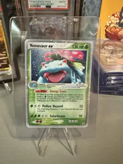 Venusaur ex 112/112 Holo Rare EX Fire Red & Leaf Green   Pokemon Card NM - Image 1