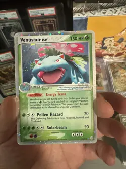Venusaur ex 112/112 Holo Rare EX Fire Red & Leaf Green   Pokemon Card NM - Image 3