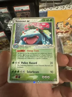 Venusaur ex 112/112 Holo Rare EX Fire Red & Leaf Green   Pokemon Card NM - Image 4