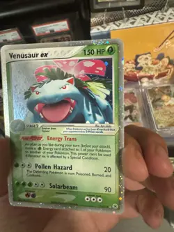 Venusaur ex 112/112 Holo Rare EX Fire Red & Leaf Green   Pokemon Card NM - Image 7