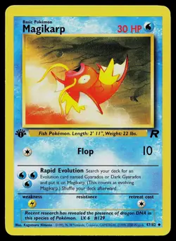 Pokemon Card - Magikarp Team Rocket 1st Edition 47/82 Uncommon - Image 1