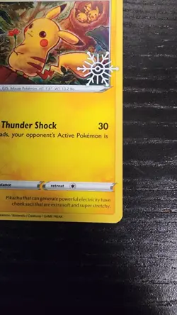 Pokemon Card Pikachu SWSH153 Holo Rare Black Star Promo Advent CalendarNear Mint - Image 3
