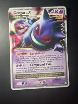 Pokemon Gengar TCG LV.X Arceus Holo Card 97/99 Rare Holo LV.X - Image 1