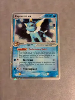 Vaporeon EX 110/113 - Ex Delta Species 2005 Holo Ultra Rare Pokemon Card TCG NM! - Image 1