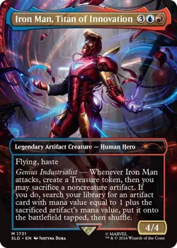 MTG SLD NM Iron Man, Titan of Innovation - Image 1