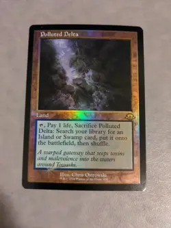 RETRO Polluted Delta Foil Modern Horizons 3 NM MTG Magic the Gathering! - Image 1