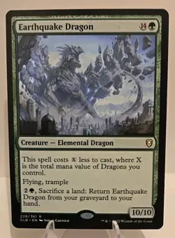 Earthquake Dragon MTG Commander Legends: Battle for Baldur's Gate Reg - Image 1