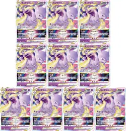 10 card Mewtwo VSTAR RRR 051/172 S12a VSTAR Universe Pokemon Card Japanese - Image 1