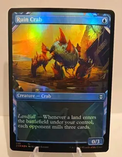 Ruin Crab (Showcase) MTG Zendikar Rising Foil - Image 1