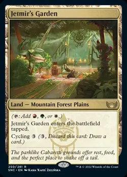MTG SNC NM Foil Jetmir's Garden - Image 1