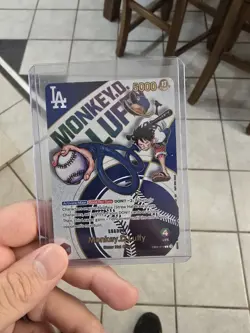 Monkey D. Luffy (Dodgers x ONE PIECE) EB02-010 One Piece Promotional Card - Image 1