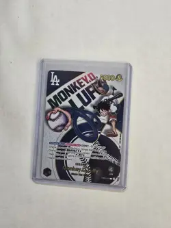 Monkey D. Luffy (Dodgers x ONE PIECE) EB02-010 One Piece Promotional Card - Image 2