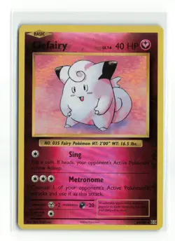CLEFAIRY 63/108 XY EVOLUTIONS REVERSE HOLO POKEMON TCG NM-LP - Image 1