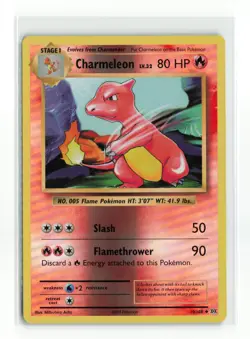 CHARMELEON 10/108 XY EVOLUTIONS REVERSE HOLO POKEMON TCG NM-LP - Image 1
