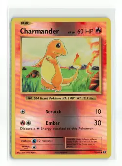 CHARMANDER 9/108 XY EVOLUTIONS REVERSE HOLO POKEMON TCG NM-LP - Image 1