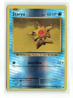 STARYU 30/108 XY EVOLUTIONS REVERSE HOLO POKEMON TCG NM-LP - Image 1