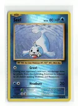 SEEL 28/108 XY EVOLUTIONS REVERSE HOLO POKEMON TCG NM-LP - Image 1
