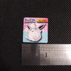 Wigglytuff Pokemon Bros Card Mini Game Boy Anime Nintendo Japanese No.040 B - Image 2
