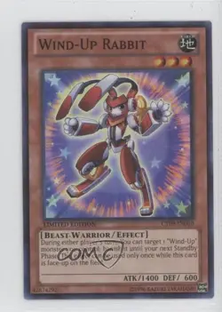 Super Rare - Wind-Up Rabbit Limited Edition YuGiOh Collectors Tins Series 9 0bt4 - Image 1