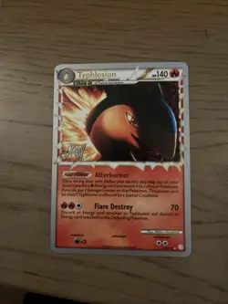 Typhlosion Prime 110/123 World Championships 2011 Pokemon Trading Card - Image 1