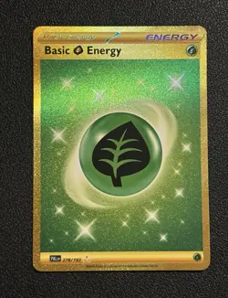 Basic Grass Energy 278/193 Sv02: Paldea Evolved Holo 2023 Pokemon Card NM - Image 1