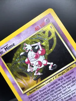 Mr. Mime 6/64 Holo Card Jungle Set 1999 Pokemon WOTC - Image 8