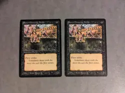2X Stone - Throwing Devils English Arabian Nights LP MtG Magic the Gathering! - Image 1