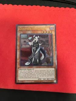 Yugioh OTS Tournament Pack 28 OP28-EN002 Chamber Dragonmaid Ultimate Rare - Image 1