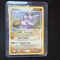 Nidoking - 8/112 - Holo Rare Fire Red and Leaf Green Pokemon Card LP - Image 1
