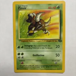 Pinsir 25/64 Pokemon Jungle Unlimited Rare Card - Image 3
