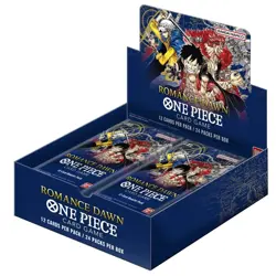 One Piece Card Game [OP-01] [BLUE BOTTOM] Romance Dawn Booster Box - Image 3