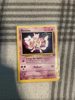 Mewtwo - 3 - Pokemon Wizards Black Star Promo Card WB HP - Image 1