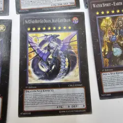22 Yugioh Cards 1996 Some Marked 1st Edition No.92 Fake Body God Dragon Water Sp - Image 3