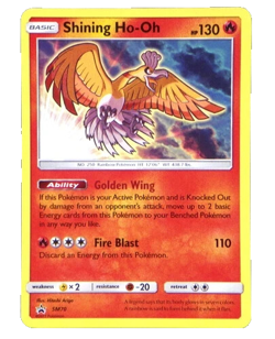 Shining Ho-Oh SM70 - Shining Legends - Holo - Pokemon Card - NM - Image 1