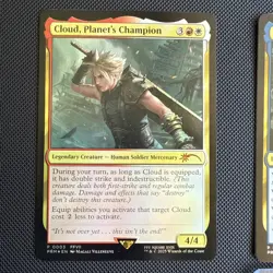 Final Fantasy Promo Cards Foil Cloud & Sephiroth Magic The Gathering mtg - Image 9