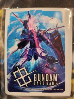 Gundam Card Game Strike Gundam Promo Starter Release Sleeves 01 (10 Count) - Image 3
