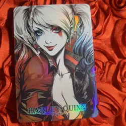 Harley Quinn JOKER Goddess Masters Anime Holo Waifu Girl Card - Image 1