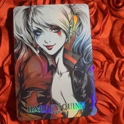 Harley Quinn JOKER Goddess Masters Anime Holo Waifu Girl Card - Image 5