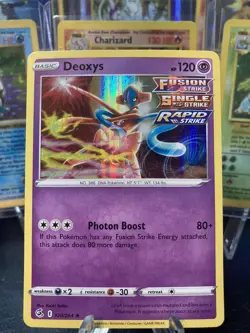 Deoxys 120/264 Holo Rare Fusion Strike Pack Fresh NM Pokemon TCG Trading Card #2 - Image 5