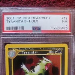 Tyranitar 12/75 - Neo Discovery Set, PSA 7 NM, Rare holo Pokemon Card - Image 5