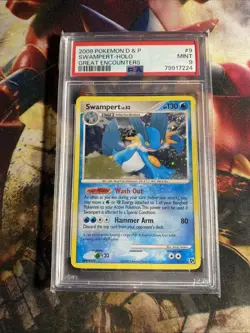 Swampert Holo 9/106 Great Encounters PSA 9 Mint Pokemon Card - Image 3