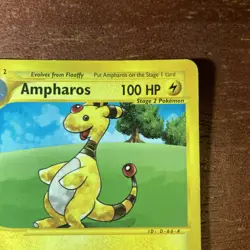 Ampharos 1/147 Regular Aquapolis Rare Pokémon Card - Image 15