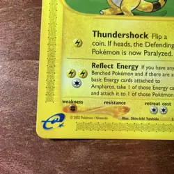 Ampharos 1/147 Regular Aquapolis Rare Pokémon Card - Image 6