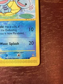 Wooper 117/147 Aquapolis e-Reader Regular Pokémon Card - Image 15