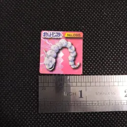 Onix Pokemon Bros Card Mini Game Boy Anime Nintendo Japanese Japan No.095 B - Image 2