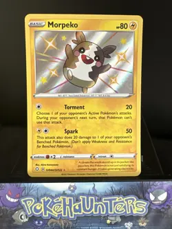 Pokemon Card Morpeko SV044/SV122 Shining Fates Shiny Vault Holo Rare NM - Image 3