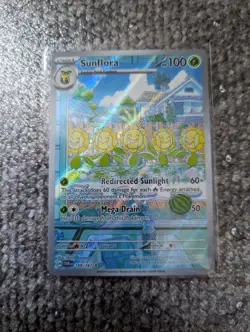 Pokemon Sunflora Twilight Masquerade Illustration Rare 169/167 Card Foil Holo - Image 3