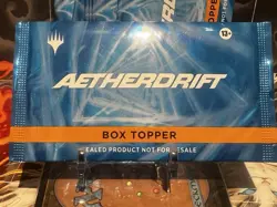 MTG 1x Sealed Aetherdrift Box Topper - Contains 2 Finish Line FOIL Cards - Image 1