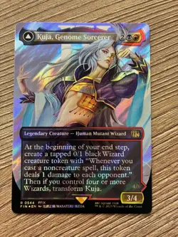 MTG English Kuja, Genome Sorcerer (Borderless) (Surge Foil) NM Foil - Image 1