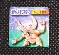 Pinsir Pokemon Bros Card Mini Game Boy Anime Nintendo Japanese No.127 B - Image 1